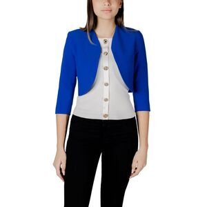 Morgan De Toi Blue Polyester Women's Cloacks